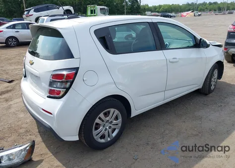 2017 Chevrolet Sonic Lt Auto from USA, damaged, VIN 1G1JG6SG8H4170987